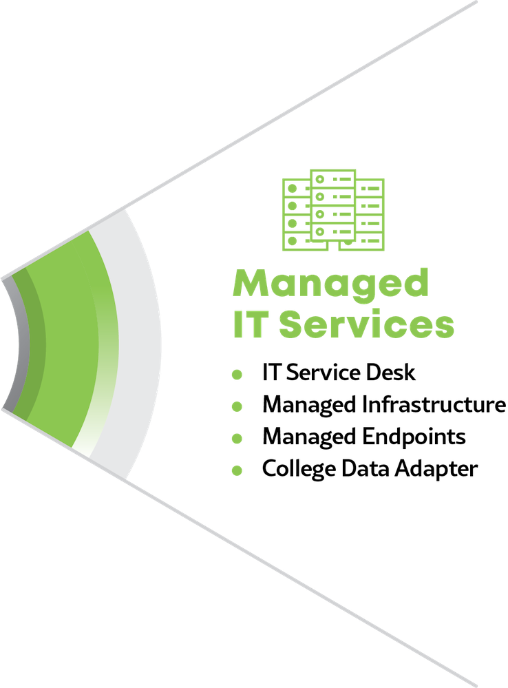 Managed IT Services visualization graphic