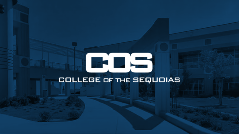 College of the Sequoias white logo ERP migration